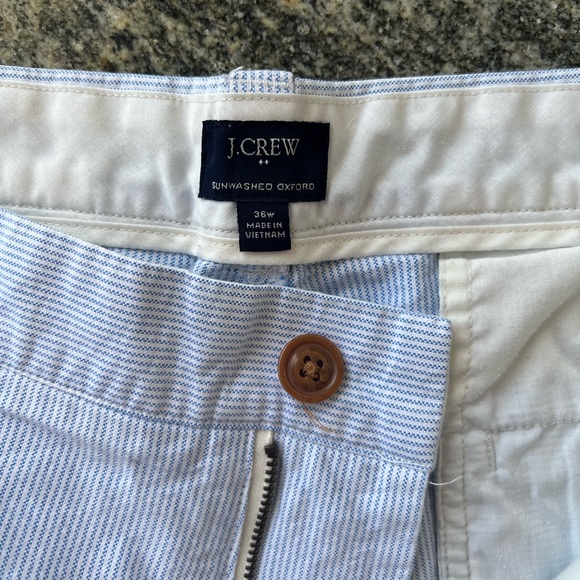 J Crew Mens Seersucker Shorts SIZE 36 - Picture 2 of 3